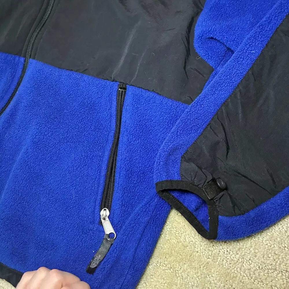 The North Face Youth Boys L Blue Denali Fleece Full Zip Jacket